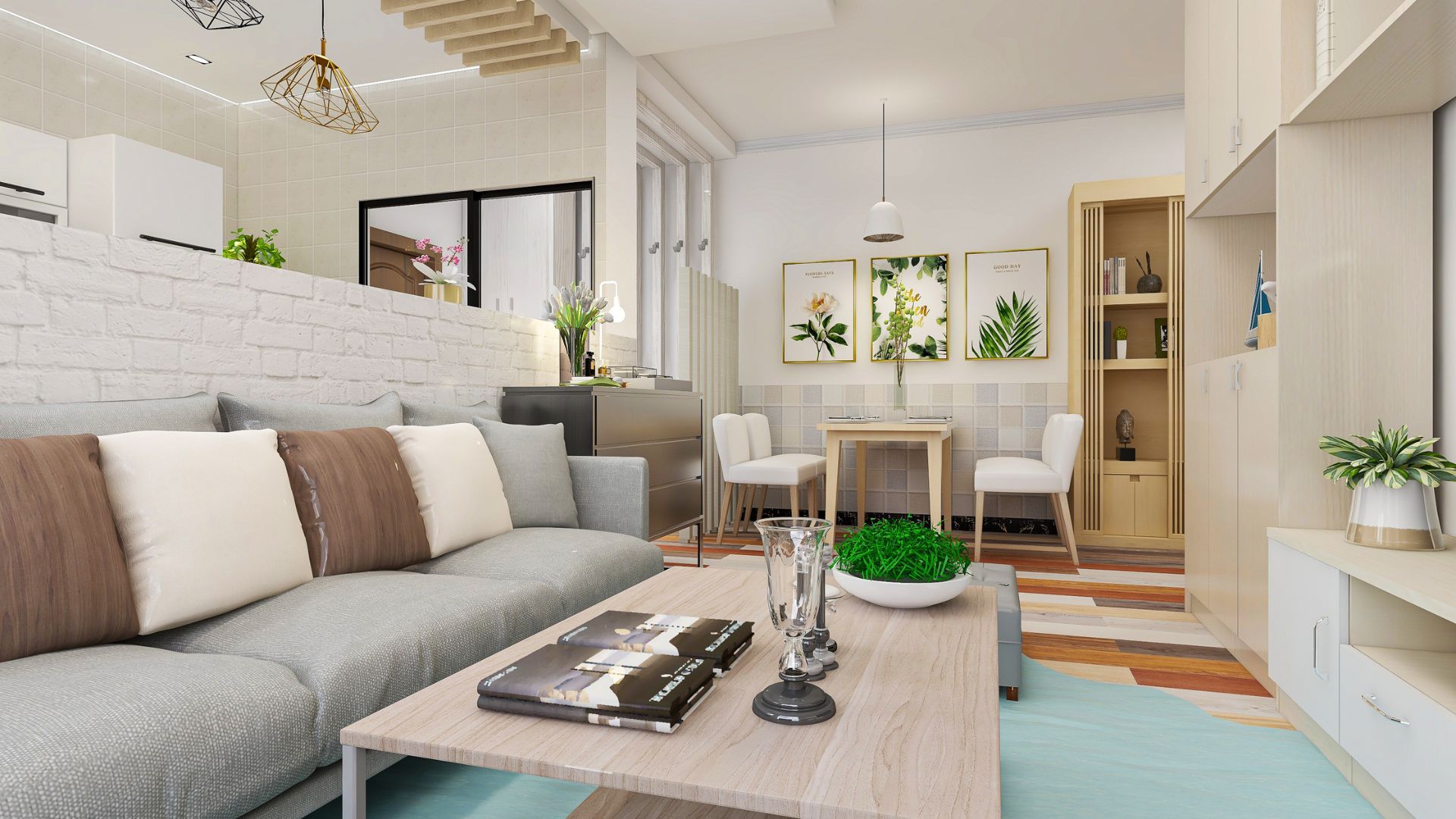 intérieur d'un appartement neuf 